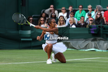 2023-07-03 - Leylah Fernandez (Can) during the 2023 Wimbledon Championships on July 3, 2023 at All England Lawn Tennis & Croquet Club in Wimbledon, England - TENNIS - WIMBLEDON 2023 - INTERNATIONALS - TENNIS