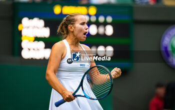 2023-07-03 - Sofia Kenin of the United States during the 2023 Wimbledon Championships on July 3, 2023 at All England Lawn Tennis & Croquet Club in Wimbledon, England - TENNIS - WIMBLEDON 2023 - INTERNATIONALS - TENNIS