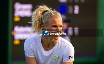 2023-07-03 - Katerina Siniakova of the Czech Republic during the 2023 Wimbledon Championships on July 3, 2023 at All England Lawn Tennis & Croquet Club in Wimbledon, England - TENNIS - WIMBLEDON 2023 - INTERNATIONALS - TENNIS