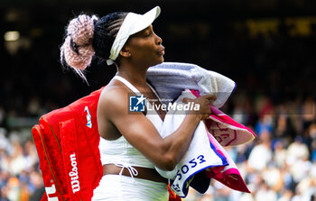 2023-07-03 - Venus Williams of the United States during the 2023 Wimbledon Championships on July 3, 2023 at All England Lawn Tennis & Croquet Club in Wimbledon, England - TENNIS - WIMBLEDON 2023 - INTERNATIONALS - TENNIS