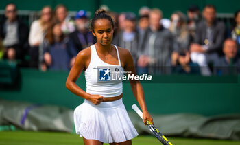 2023-07-03 - Leylah Fernandez of Canada during the 2023 Wimbledon Championships on July 3, 2023 at All England Lawn Tennis & Croquet Club in Wimbledon, England - TENNIS - WIMBLEDON 2023 - INTERNATIONALS - TENNIS