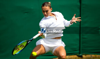 2023-07-03 - Ana Bogdan of Romania during the 2023 Wimbledon Championships on July 3, 2023 at All England Lawn Tennis & Croquet Club in Wimbledon, England - TENNIS - WIMBLEDON 2023 - INTERNATIONALS - TENNIS