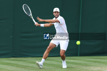 2023-07-05 - Gregoire Barrere during the 2023 Wimbledon Championships on July 3, 2023 at All England Lawn Tennis & Croquet Club in Wimbledon, England - TENNIS - WIMBLEDON 2023 - INTERNATIONALS - TENNIS