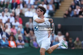 2023-07-05 - Dominic Thiem during the 2023 Wimbledon Championships on July 3, 2023 at All England Lawn Tennis & Croquet Club in Wimbledon, England - TENNIS - WIMBLEDON 2023 - INTERNATIONALS - TENNIS