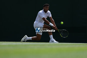 2023-07-06 - Arthur Fils (Fra) during the 2023 Wimbledon Championships on July 6, 2023 at All England Lawn Tennis & Croquet Club in Wimbledon, England - TENNIS - WIMBLEDON 2023 - INTERNATIONALS - TENNIS