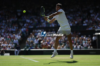 2023-07-07 - Carlos Alcaraz during the 2023 Wimbledon Championships on July 7, 2023 at All England Lawn Tennis & Croquet Club in Wimbledon, England - TENNIS - WIMBLEDON 2023 - INTERNATIONALS - TENNIS