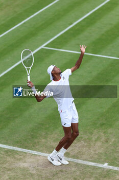 2023-07-08 - Chris Eubanks (USA) during the 2023 Wimbledon Championships on July 8, 2023 at All England Lawn Tennis & Croquet Club in Wimbledon, England - TENNIS - WIMBLEDON 2023 - INTERNATIONALS - TENNIS