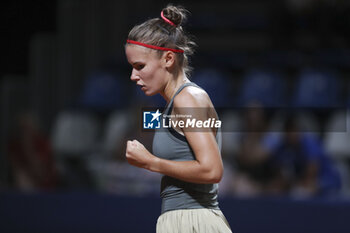 2023-07-20 - Tatiana Prozorova celebration at the Palermo Open Ladies WTA 250 - WTA 250 PALERMO LADIES OPEN - INTERNATIONALS - TENNIS