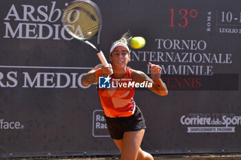2023-07-14 - Seone Mendez (AUS) during the quarter-finals match of ITF W60 Women's Tennis ATV Open on July 14, 2023 at Circolo Antico Tiro a Volo in Rome, Italy - ITF W60 ROME – ATV TENNIS OPEN - INTERNATIONALS - TENNIS