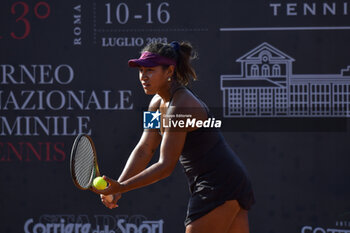 2023-07-14 - Destanee Aiava (AUS) during the quarter-finals match of ITF W60 Women's Tennis ATV Open on July 14, 2023 at Circolo Antico Tiro a Volo in Rome, Italy - ITF W60 ROME – ATV TENNIS OPEN - INTERNATIONALS - TENNIS