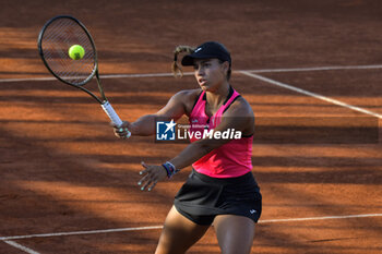 2023-07-14 - Jessica Bouzas Maneiro (ESP) during the quarter-finals match of ITF W60 Women's Tennis ATV Open on July 14, 2023 at Circolo Antico Tiro a Volo in Rome, Italy - ITF W60 ROME – ATV TENNIS OPEN - INTERNATIONALS - TENNIS