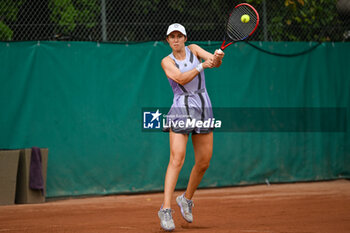 2023-07-17 - Lousa Chirico (USA) during the first day main draw match of WTA250 Hungarian Gran Prix Tennis on July 17th, 2023 at Romai Teniszakademia , Budapest, Hungary - WTA 250 - HUNGARIAN GRAND PRIX - INTERNATIONALS - TENNIS