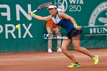 2023-07-17 - Claire Liu (USA) during the first day main draw match of WTA250 Hungarian Gran Prix Tennis on July 17th, 2023 at Romai Teniszakademia , Budapest, Hungary - WTA 250 - HUNGARIAN GRAND PRIX - INTERNATIONALS - TENNIS