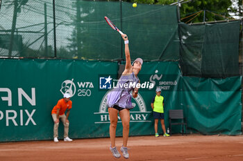 2023-07-17 - Lousa Chirico (USA) during the first day main draw match of WTA250 Hungarian Gran Prix Tennis on July 17th, 2023 at Romai Teniszakademia , Budapest, Hungary - WTA 250 - HUNGARIAN GRAND PRIX - INTERNATIONALS - TENNIS