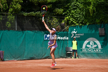 2023-07-18 - Evgenija Sergeevna Rodina (RUS) during the second day main draw match of WTA250 Hungarian Gran Prix Tennis on July 18th, 2023 at Romai Teniszakademia , Budapest, Hungary - WTA 250 - HUNGARIAN GRAND PRIXHUNA - INTERNATIONALS - TENNIS