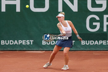 2023-07-21 - Marija Timofeeva (RUS) during the quarterfinal match of WTA250 Hungarian Gran Prix Tennis on July 21st, 2023 at Romai Teniszakademia, Budapest, Hungary - WTA 250 - HUNGARIAN GRAND PRIX - INTERNATIONALS - TENNIS