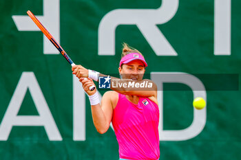 2023-07-21 - Nadia Podoroska (ARG) during the quarterfinal match of WTA250 Hungarian Gran Prix Tennis on July 21st, 2023 at Romai Teniszakademia, Budapest, Hungary - WTA 250 - HUNGARIAN GRAND PRIX - INTERNATIONALS - TENNIS