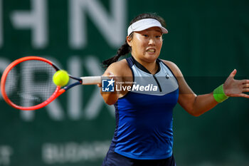 2023-07-21 - Claire Liu (USA) during the quarterfinal match of WTA250 Hungarian Gran Prix Tennis on July 21st, 2023 at Romai Teniszakademia, Budapest, Hungary - WTA 250 - HUNGARIAN GRAND PRIX - INTERNATIONALS - TENNIS