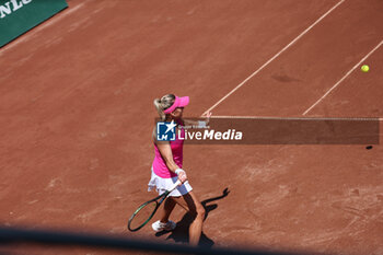 2023-07-22 - Kateryna Baindi (UKR) during the quarterfinal match of WTA250 Hungarian Gran Prix Tennis on July 22nd 2023 at Romai Teniszakademia, Budapest, Hungary - WTA 250 - HUNGARIAN GRAND PRIX - INTERNATIONALS - TENNIS