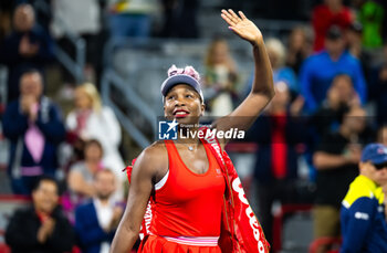 2023-08-07 - Venus Williams of the United States during the first round of the 2023 Omnium Banque Nationale, WTA 1000 tennis tournament on August 7, 2023 in Montreal, Canada - TENNIS - WTA - OMNIUM BANQUE NATIONALE 2023 - INTERNATIONALS - TENNIS