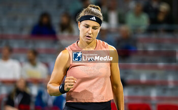 2023-08-10 - Karolina Muchova of the Czech Republic during the 2023 Omnium Banque Nationale, WTA 1000 tennis tournament on August 10, 2023 in Montreal, Canada - TENNIS - WTA - OMNIUM BANQUE NATIONALE 2023 - INTERNATIONALS - TENNIS