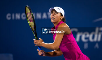 2023-08-15 - Madison Keys of the United States in action during the first round of the 2023 Western & Southern Open, WTA 1000 tennis tournament on August 15, 2023 in Cincinnati, United States - TENNIS - WTA - WESTERN & SOUTHERN OPEN 2023 - INTERNATIONALS - TENNIS