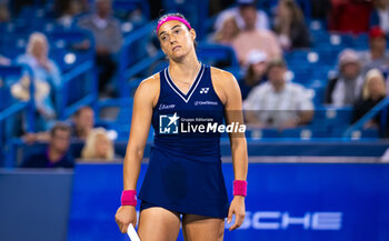 2023-08-15 - Caroline Garcia of France in action during the second round of the 2023 Western & Southern Open, WTA 1000 tennis tournament on August 15, 2023 in Cincinnati, United States - TENNIS - WTA - WESTERN & SOUTHERN OPEN 2023 - INTERNATIONALS - TENNIS