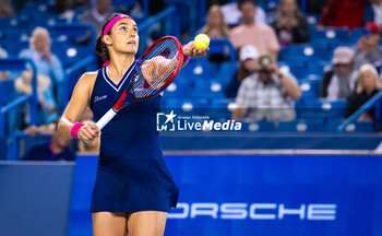 2023-08-15 - Caroline Garcia of France in action during the second round of the 2023 Western & Southern Open, WTA 1000 tennis tournament on August 15, 2023 in Cincinnati, United States - TENNIS - WTA - WESTERN & SOUTHERN OPEN 2023 - INTERNATIONALS - TENNIS