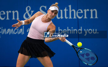2023-08-15 - Marketa Vondrousova of the Czech Republic in action during the first round of the 2023 Western & Southern Open, WTA 1000 tennis tournament on August 15, 2023 in Cincinnati, United States - TENNIS - WTA - WESTERN & SOUTHERN OPEN 2023 - INTERNATIONALS - TENNIS