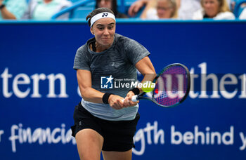 2023-08-15 - Anhelina Kalinina of Ukraine in action during the first round of the 2023 Western & Southern Open, WTA 1000 tennis tournament on August 15, 2023 in Cincinnati, United States - TENNIS - WTA - WESTERN & SOUTHERN OPEN 2023 - INTERNATIONALS - TENNIS
