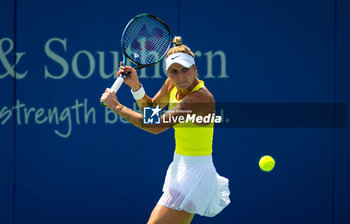 2023-08-16 - Marketa Vondrousova of the Czech Republic in action during the second round of the 2023 Western & Southern Open, WTA 1000 tennis tournament on August 16, 2023 in Cincinnati, United States - TENNIS - WTA - WESTERN & SOUTHERN OPEN 2023 - INTERNATIONALS - TENNIS