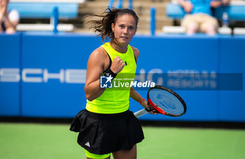 2023-08-16 - Daria Kasatkina of Russia in action during the second round of the 2023 Western & Southern Open, WTA 1000 tennis tournament on August 16, 2023 in Cincinnati, United States - TENNIS - WTA - WESTERN & SOUTHERN OPEN 2023 - INTERNATIONALS - TENNIS