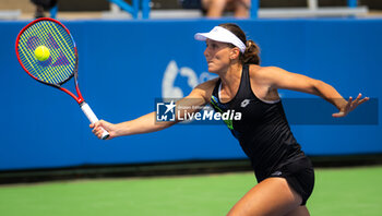 2023-08-16 - Varvara Gracheva of France in action during the second round of the 2023 Western & Southern Open, WTA 1000 tennis tournament on August 16, 2023 in Cincinnati, United States - TENNIS - WTA - WESTERN & SOUTHERN OPEN 2023 - INTERNATIONALS - TENNIS