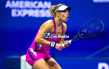 2023-08-28 - Laura Siegemund of Germany in action during the first round of the 2023 US Open Tennis Championships, Grand Slam tennis tournament on August 28, 2023 at USTA National Tennis Center in New York, United States - TENNIS - US OPEN 2023 - INTERNATIONALS - TENNIS