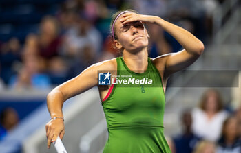 2023-08-28 - Tatiana Prozorova of Russia in action during the first round of the 2023 US Open Tennis Championships, Grand Slam tennis tournament on August 28, 2023 at USTA National Tennis Center in New York, United States - TENNIS - US OPEN 2023 - INTERNATIONALS - TENNIS