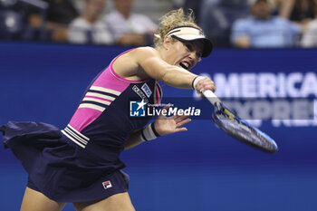 2023-08-28 - Laura Siegemund of Germany during day 1 of the 2023 US Open Tennis Championships, Grand Slam tennis tournament on August 28, 2023 at USTA Billie Jean King National Tennis Center in New York, United States - TENNIS - US OPEN 2023 - INTERNATIONALS - TENNIS