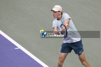 2023-08-29 - Jannik Sinner of Italy during day 2 of the 2023 US Open Tennis Championships, Grand Slam tennis tournament on August 29, 2023 at USTA Billie Jean King National Tennis Center in New York, United States - TENNIS - US OPEN 2023 - INTERNATIONALS - TENNIS