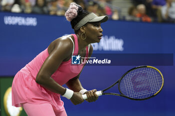 2023-08-29 - Venus Wiliams of USA during day 2 of the 2023 US Open Tennis Championships, Grand Slam tennis tournament on August 29, 2023 at USTA Billie Jean King National Tennis Center in New York, United States - TENNIS - US OPEN 2023 - INTERNATIONALS - TENNIS