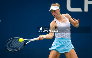 2023-08-29 - Liudmila Samsonova of Russia in action during the first round of the 2023 US Open Tennis Championships, Grand Slam tennis tournament on August 29, 2023 at USTA National Tennis Center in New York, United States - TENNIS - US OPEN 2023 - INTERNATIONALS - TENNIS