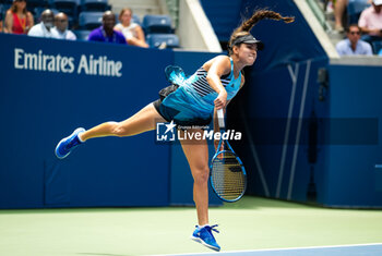 2023-08-29 - Camila Osorio of Colombia in action during the first round of the 2023 US Open Tennis Championships, Grand Slam tennis tournament on August 29, 2023 at USTA National Tennis Center in New York, United States - TENNIS - US OPEN 2023 - INTERNATIONALS - TENNIS