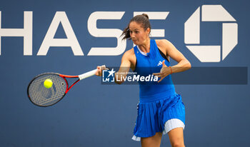 2023-08-29 - Daria Kasatkina of Russia in action during the first round of the 2023 US Open Tennis Championships, Grand Slam tennis tournament on August 29, 2023 at USTA National Tennis Center in New York, United States - TENNIS - US OPEN 2023 - INTERNATIONALS - TENNIS