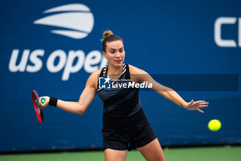 2023-08-29 - Elena-Gabriela Ruse of Romania in action during the first round of the 2023 US Open Tennis Championships, Grand Slam tennis tournament on August 29, 2023 at USTA National Tennis Center in New York, United States - TENNIS - US OPEN 2023 - INTERNATIONALS - TENNIS