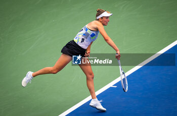 2023-08-30 - Elise Mertens of Belgium in action during the second round of the 2023 US Open Tennis Championships, Grand Slam tennis tournament on August 30, 2023 at USTA National Tennis Center in New York, United States - TENNIS - US OPEN 2023 - INTERNATIONALS - TENNIS