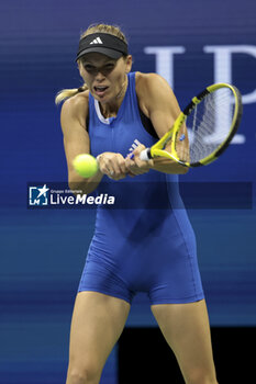2023-08-30 - Caroline Wozniacki of Denmark during day 3 of the 2023 US Open Tennis Championships, Grand Slam tennis tournament on August 30, 2023 at USTA Billie Jean King National Tennis Center in New York, United States - TENNIS - US OPEN 2023 - INTERNATIONALS - TENNIS