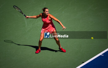 2023-08-31 - Aryna Sabalenka of Belarus during the second round of the 2023 US Open Grand Slam tennis tournament - TENNIS - US OPEN 2023 - INTERNATIONALS - TENNIS