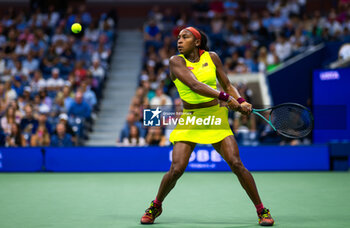 2023-09-01 - Coco Gauff of the United States during the third round of the 2023 US Open Grand Slam tennis tournament - TENNIS - US OPEN 2023 - INTERNATIONALS - TENNIS