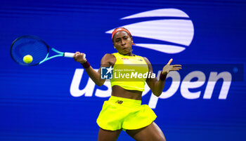 2023-09-01 - Coco Gauff of the United States during the third round of the 2023 US Open Grand Slam tennis tournament - TENNIS - US OPEN 2023 - INTERNATIONALS - TENNIS