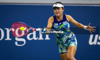 2023-09-01 - Lin Zhu of China during the third round of the 2023 US Open Grand Slam tennis tournament - TENNIS - US OPEN 2023 - INTERNATIONALS - TENNIS