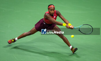 2023-09-09 - Coco Gauff of the United States during the singles final of the 2023 US Open Grand Slam tennis tournament - TENNIS - US OPEN 2023 - INTERNATIONALS - TENNIS