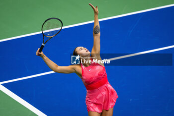 2023-09-09 - Aryna Sabalenka of Belarus during the singles final of the 2023 US Open Grand Slam tennis tournament - TENNIS - US OPEN 2023 - INTERNATIONALS - TENNIS